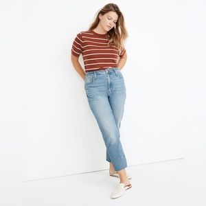 madewell curvy perfect jean in emore wash